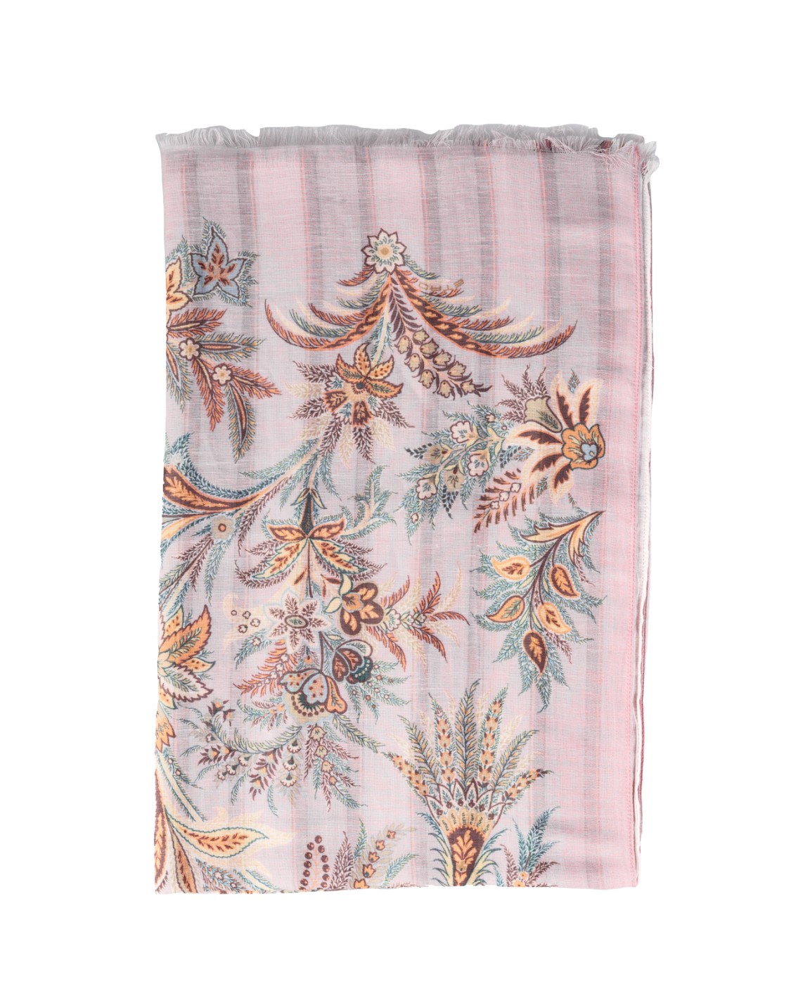 shop ETRO  Sciarpa: Etro sciarpa fantasia in misto cashmere.
Bordi rifiniti con frange. 
Impreziosito con logo ETRO e Pegaso ricamati.
Composizione: 56% Modal, 41% Lino, 3% Cashmere.
Made in Italy.. MATA0012 AV232-X0870 number 3956881